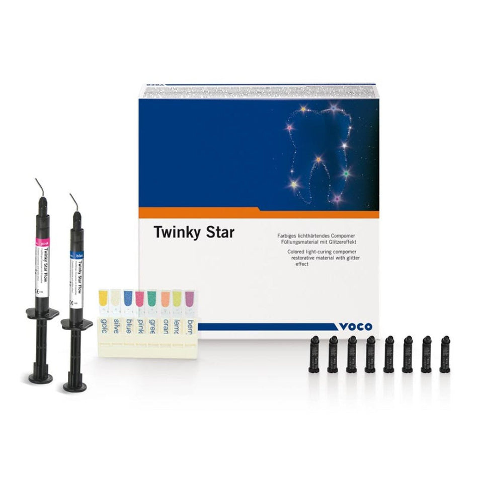 Twinky Star Set, 40 x 0.25 g cap assorted including color scale