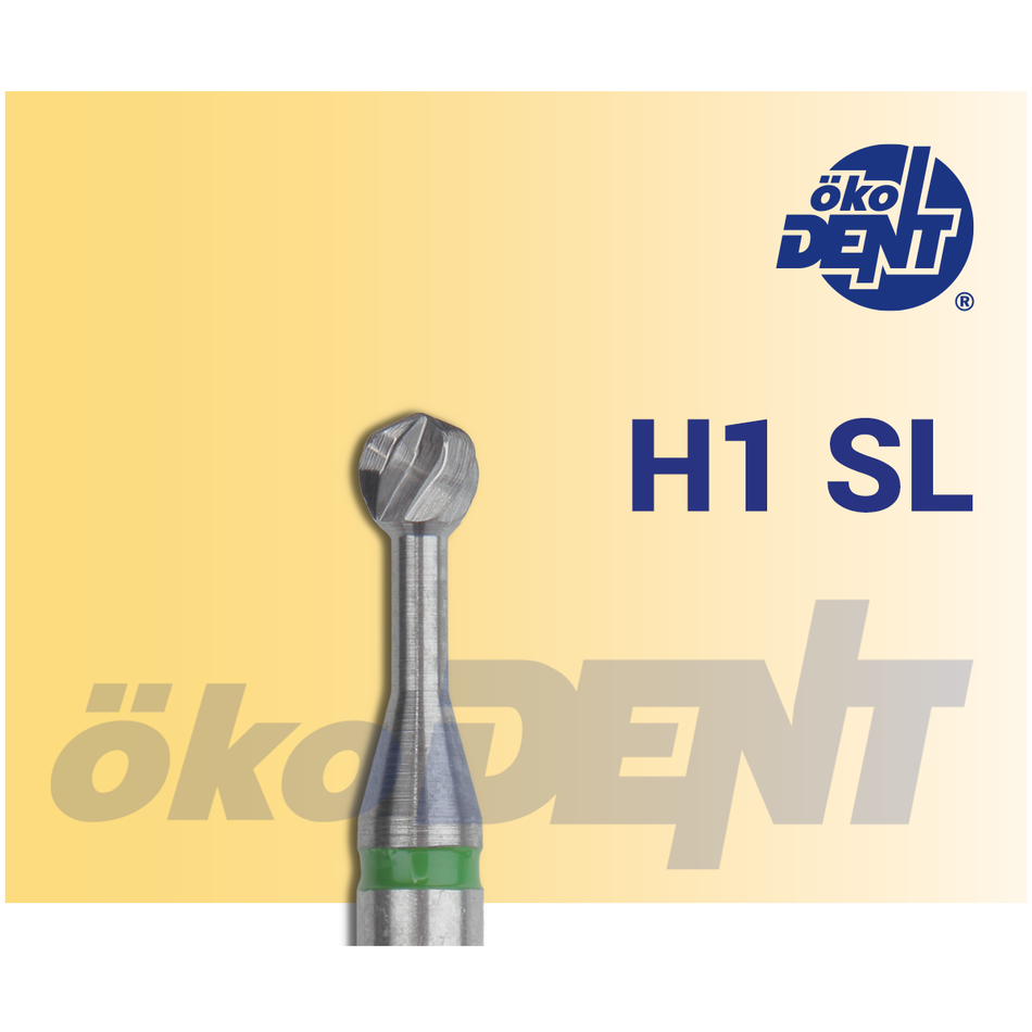 HM drill H1SL 014 RAL, ball slim neck H 1SL 014 RAL, 10 pieces in blister