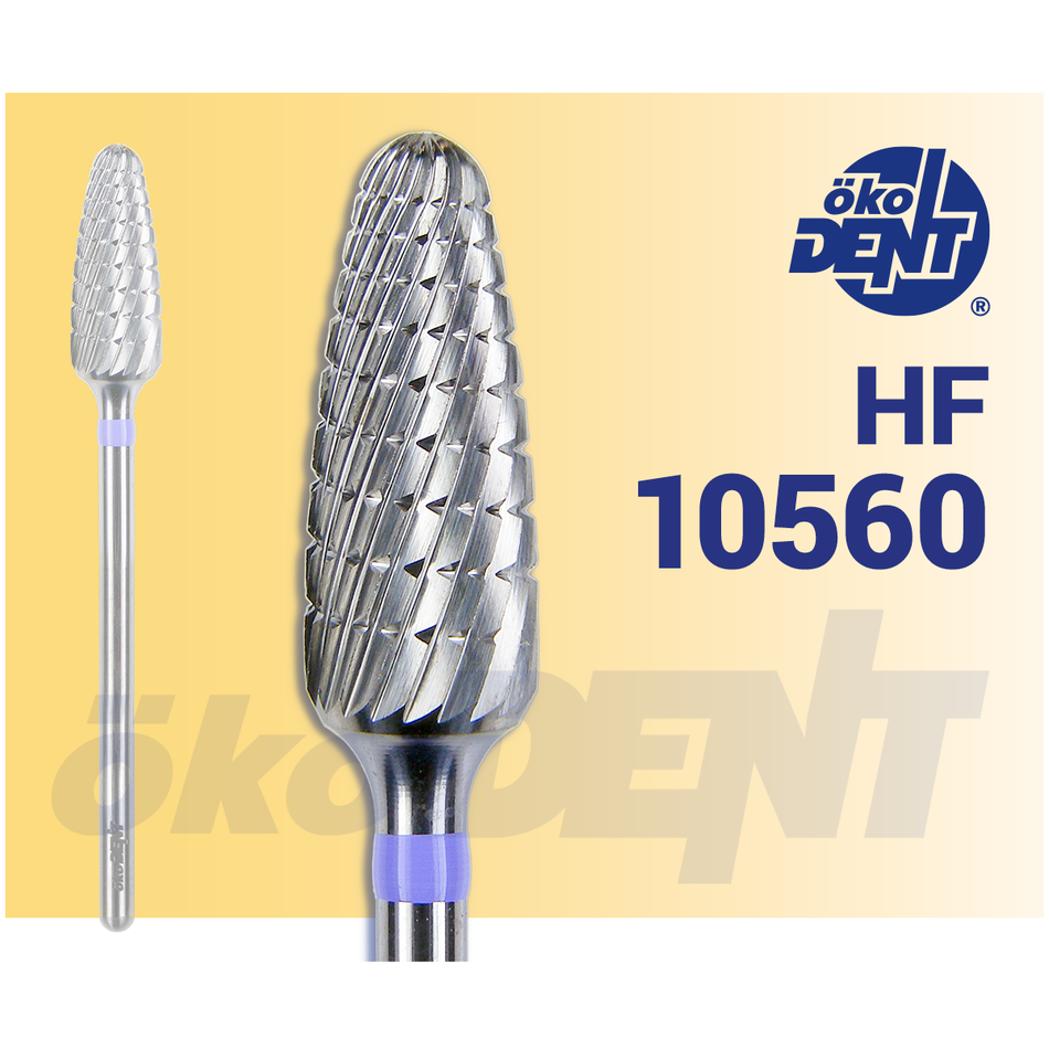 HM milling cutter spiral toothing HF 10560, 1 piece in blister