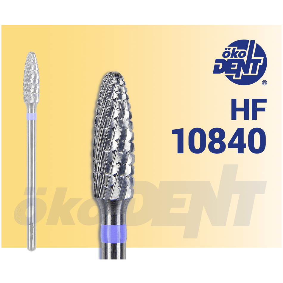 HM milling cutter spiral toothing HF 10840, 1 piece in blister