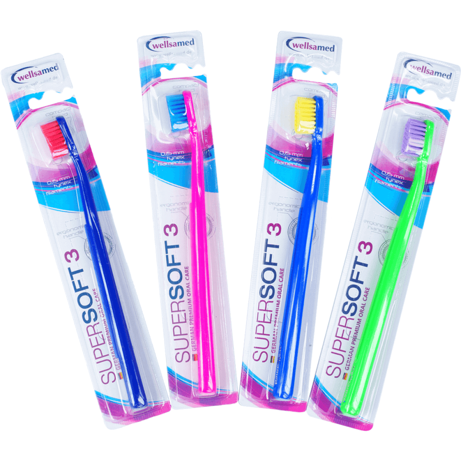 Wellsamed Toothbrush Supersoft 3, 1, sorted, 0.15 mm