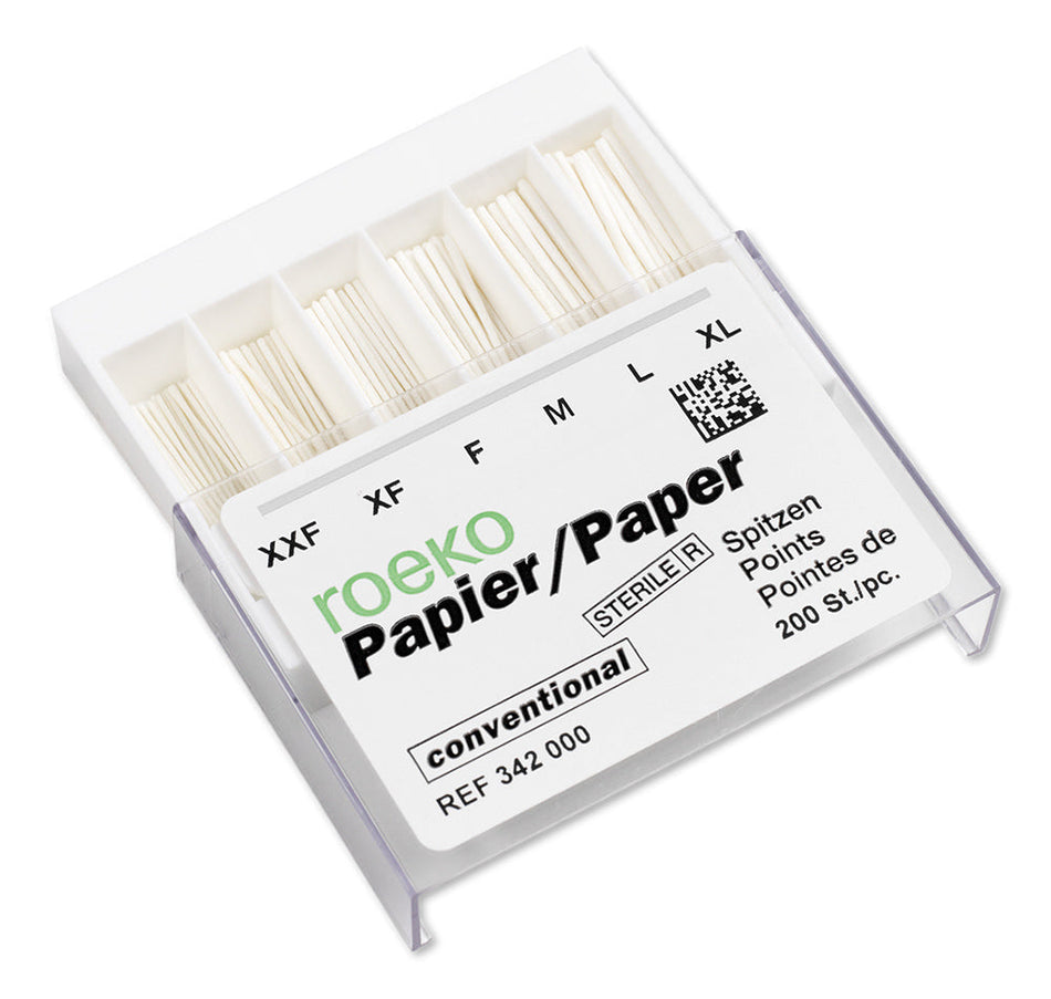 Paper tips, conventional | Paper tips sterile strong, 120 pieces