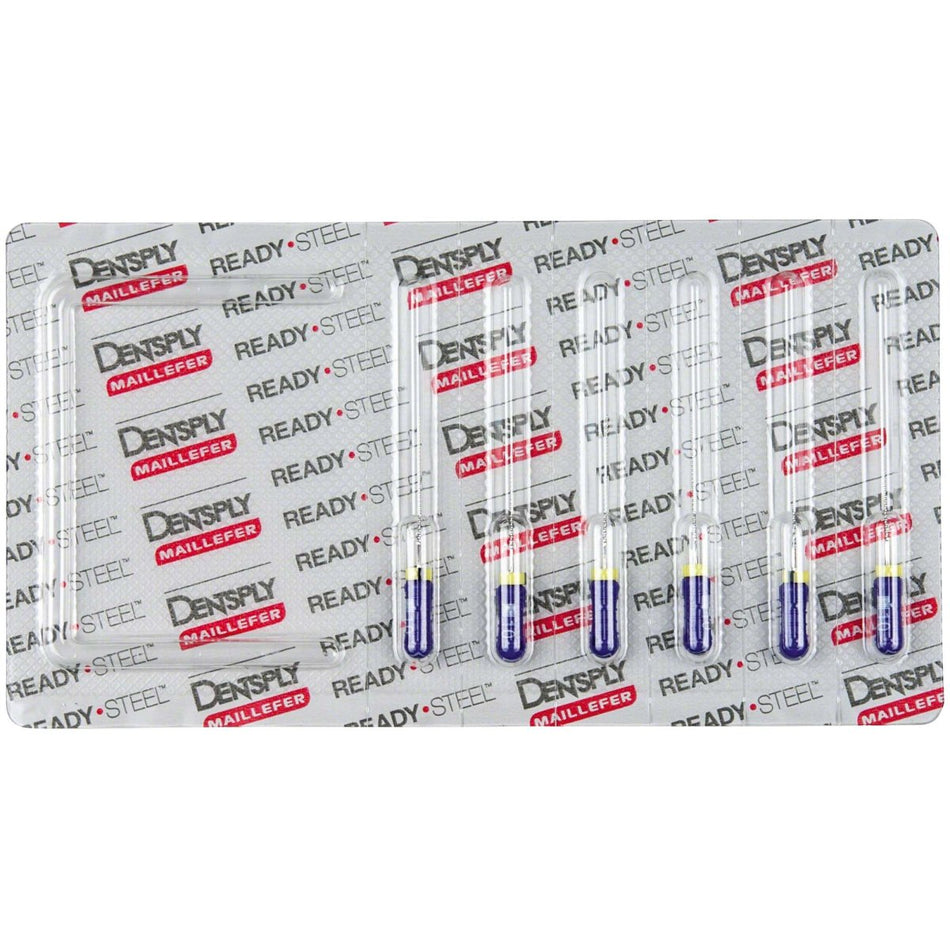 K-files Colorinox, 21 mm, purple, ISO 010, pack of 6 pieces