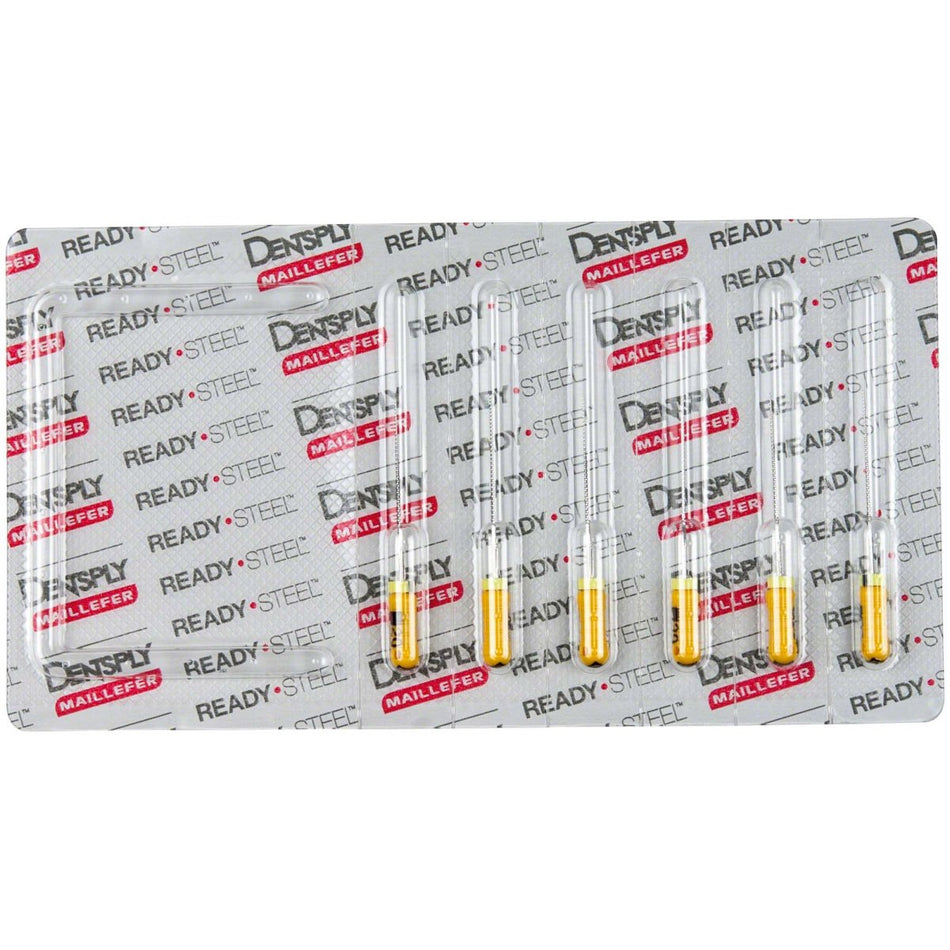 K-files Colorinox, 25 mm, yellow, ISO 020, pack of 6 pieces