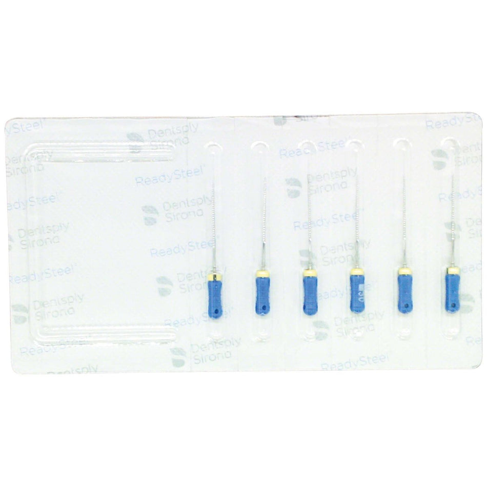 K-files Colorinox, 25 mm, blue, ISO 030, pack of 6 pieces