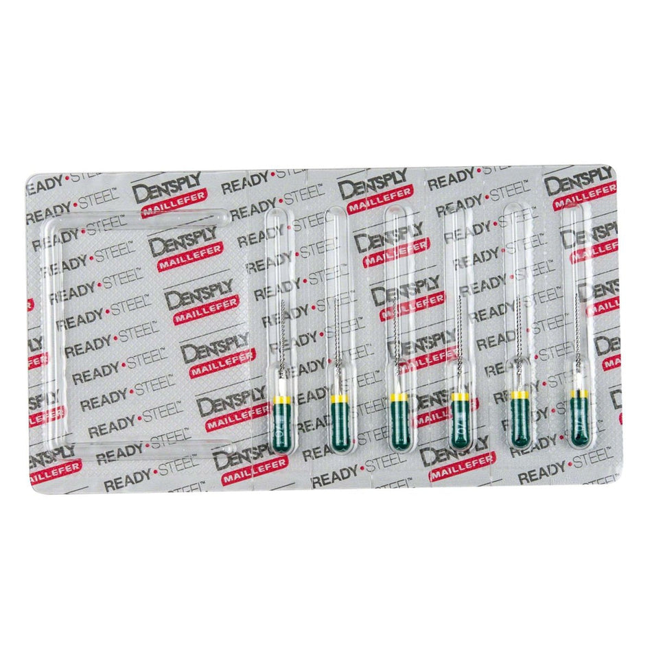 K-files Colorinox, 21 mm, green ISO 070, pack of 6 pieces