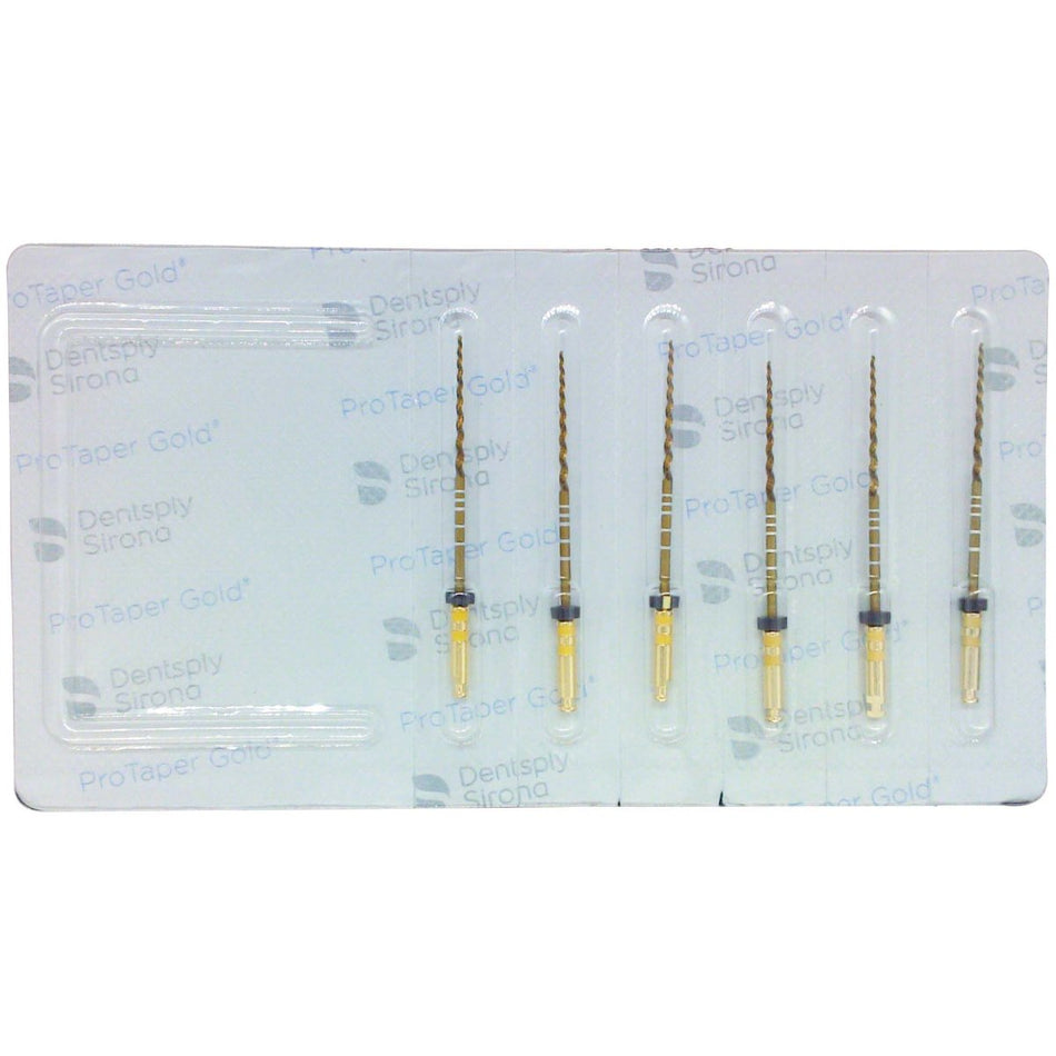 ProTaper Gold, finishing files, size F5, 31 mm, blister of 6 pieces