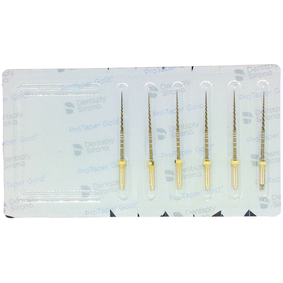 ProTaper Gold, finishing files, size F1, 31 mm, blister of 6 pieces