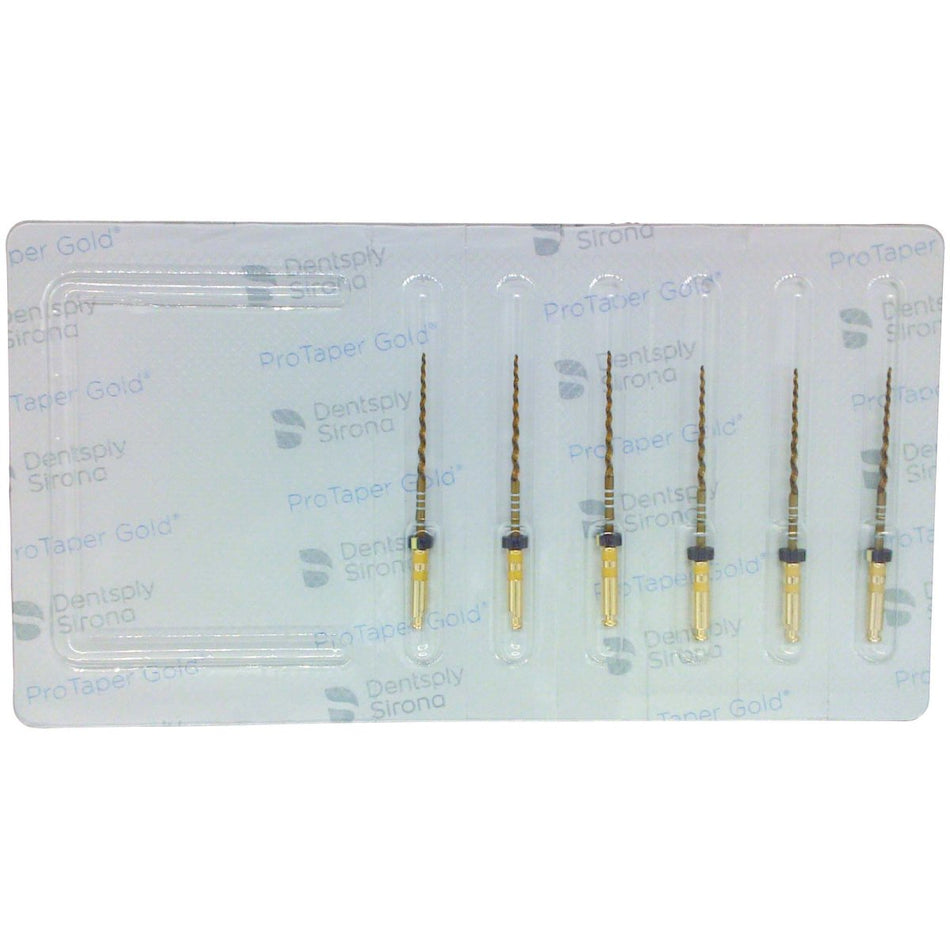 ProTaper Gold, finishing files, size F5, 25 mm, blister of 6 pieces