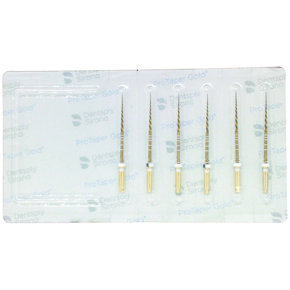 ProTaper Gold, shaping files, size S2, 31 mm, blister of 6 files