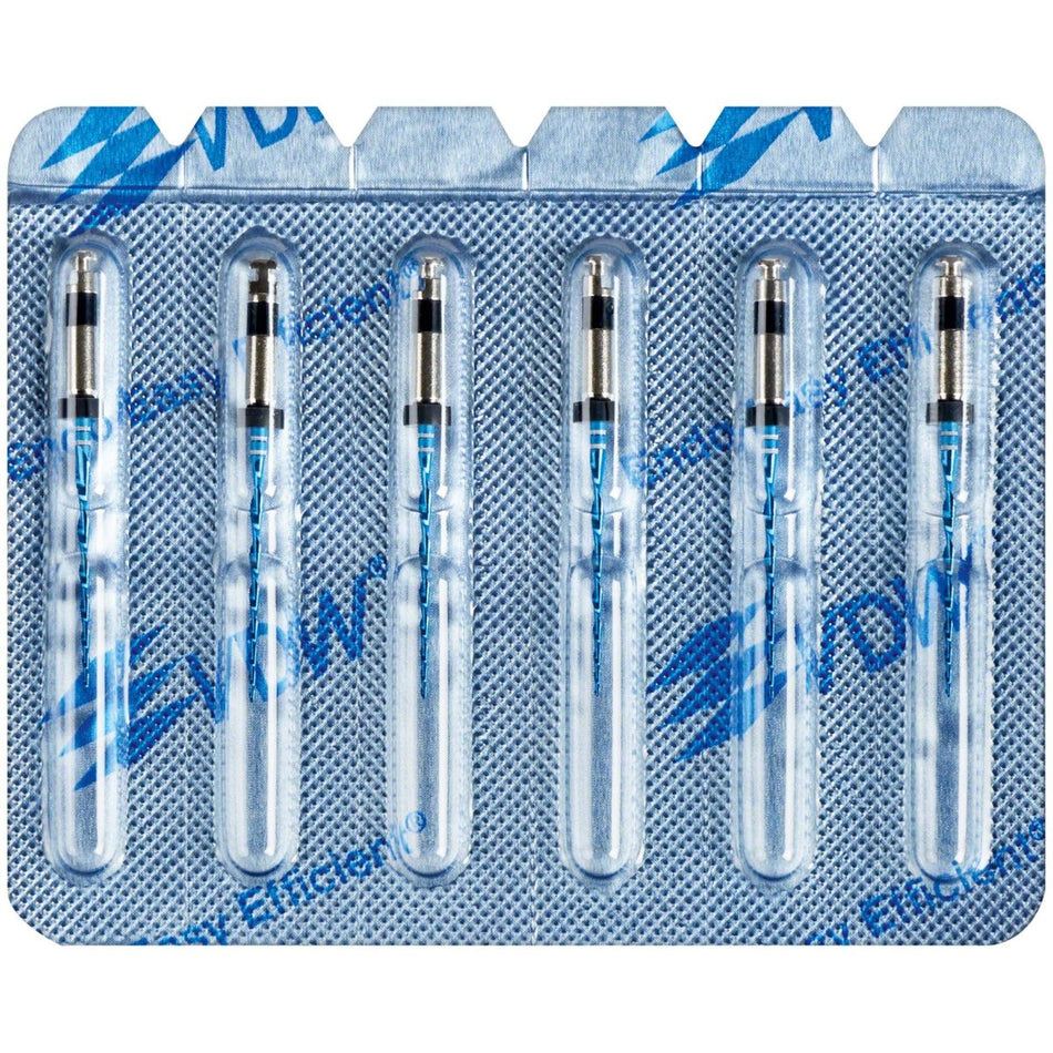 Reciproc blue files, 21 mm, ISO R40, black, blister of 6 pieces