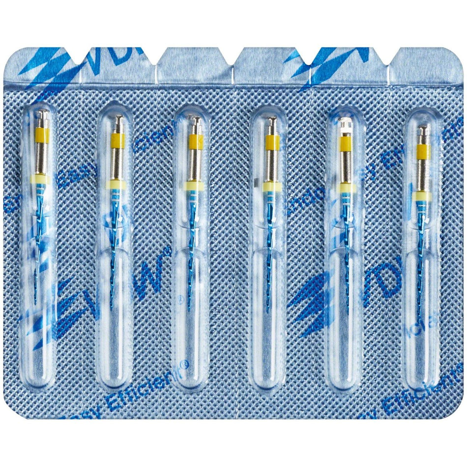 Reciproc blue files, 21 mm, ISO R50, yellow, blister of 6 pieces