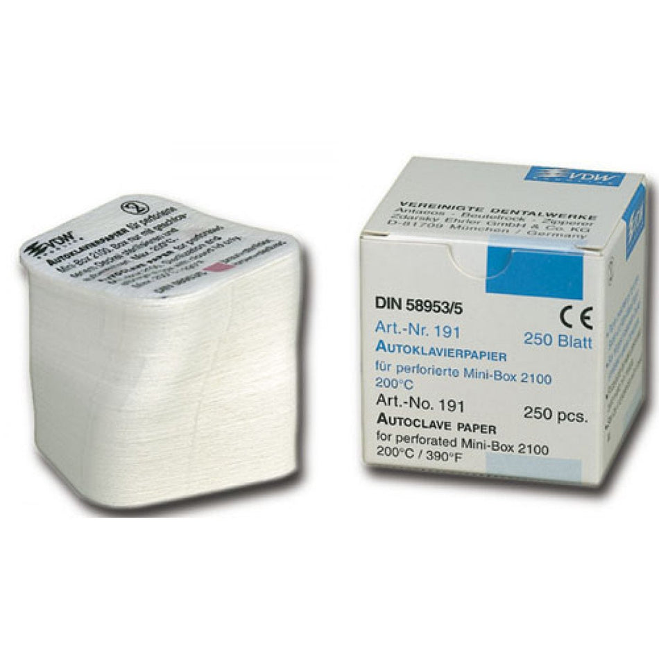 Semi-Box 2000 autoclave paper No.193, pack of 250 sheets