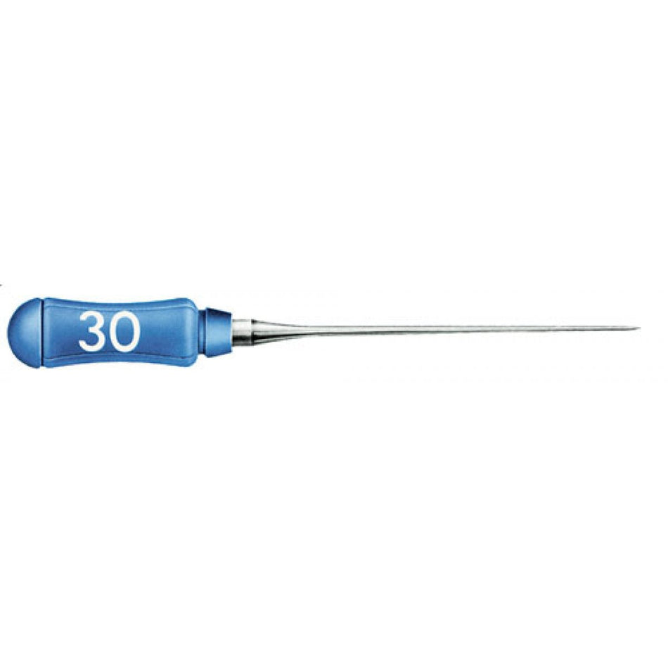 Finger spreader pointed No. 206 25 mm, blue ISO 030, pack of 4 pieces