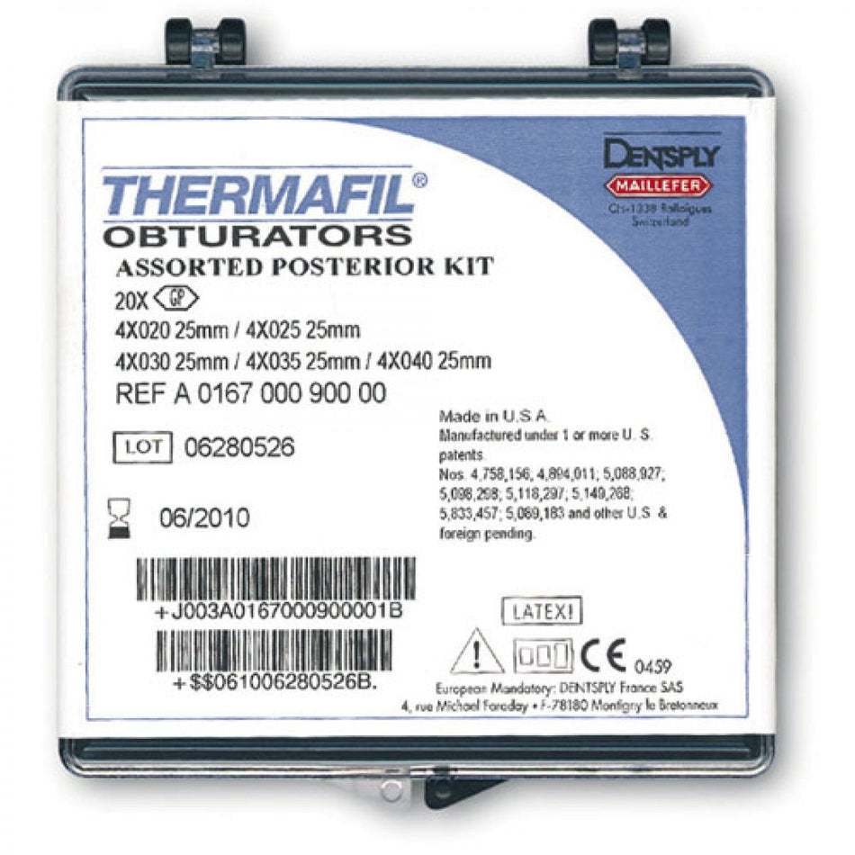 Thermafil Posterior Kit A 0167 size 20-40, set of 20 pieces