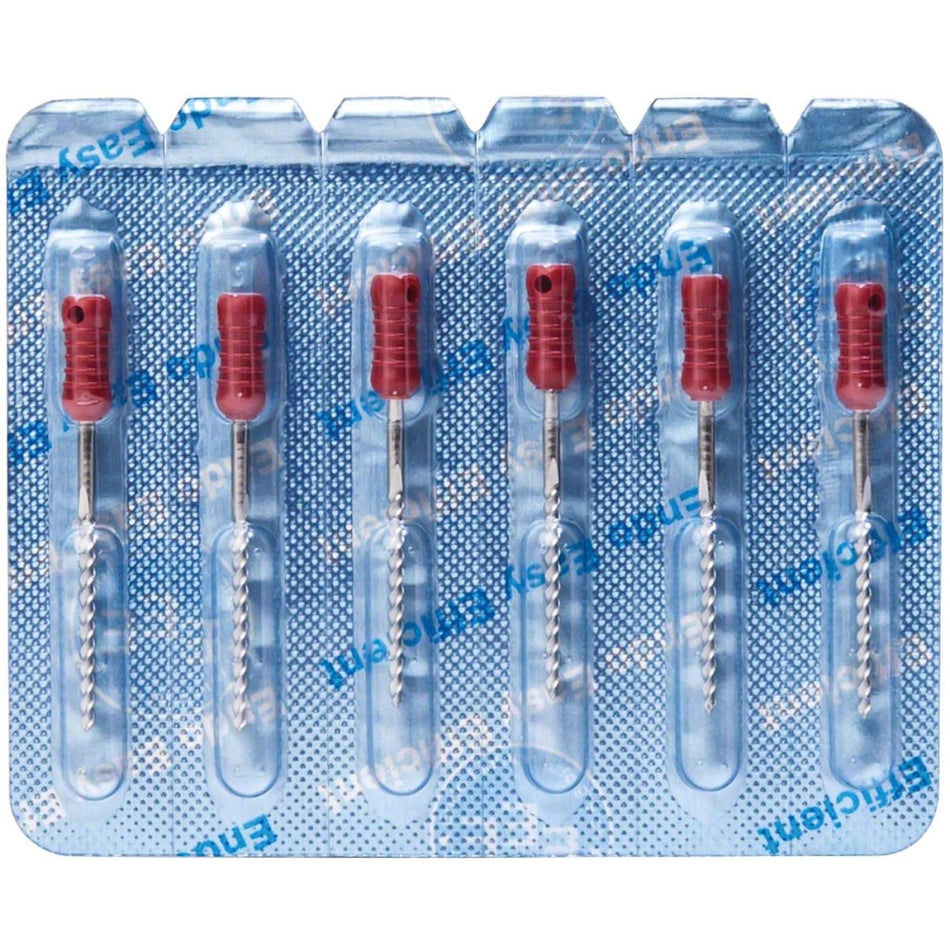 VDW STERILE K file, 25 mm, ISO 110, red, pack of 6 pieces