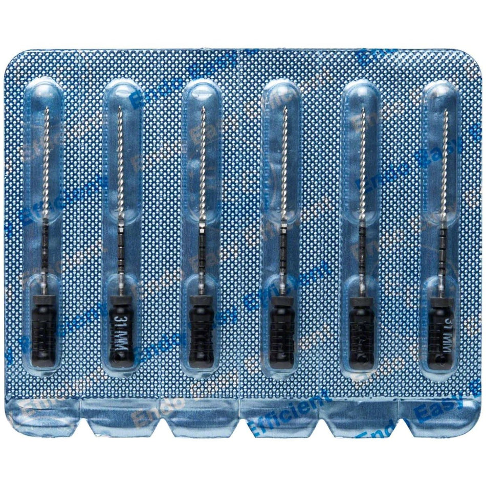 VDW STERILE K file, 31 mm, ISO 80, black, pack of 6 pieces