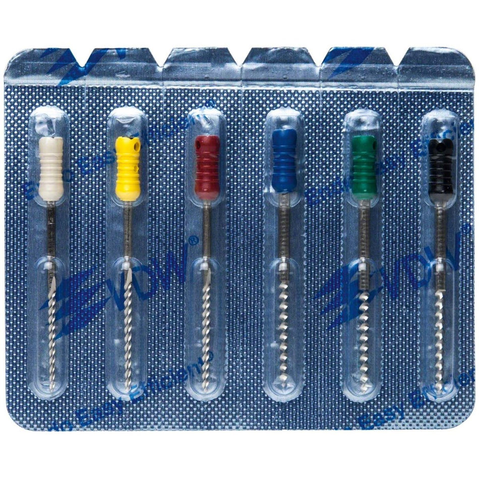 VDW STERILE K file, 31 mm, ISO 90-140, assorted, pack of 6 pieces